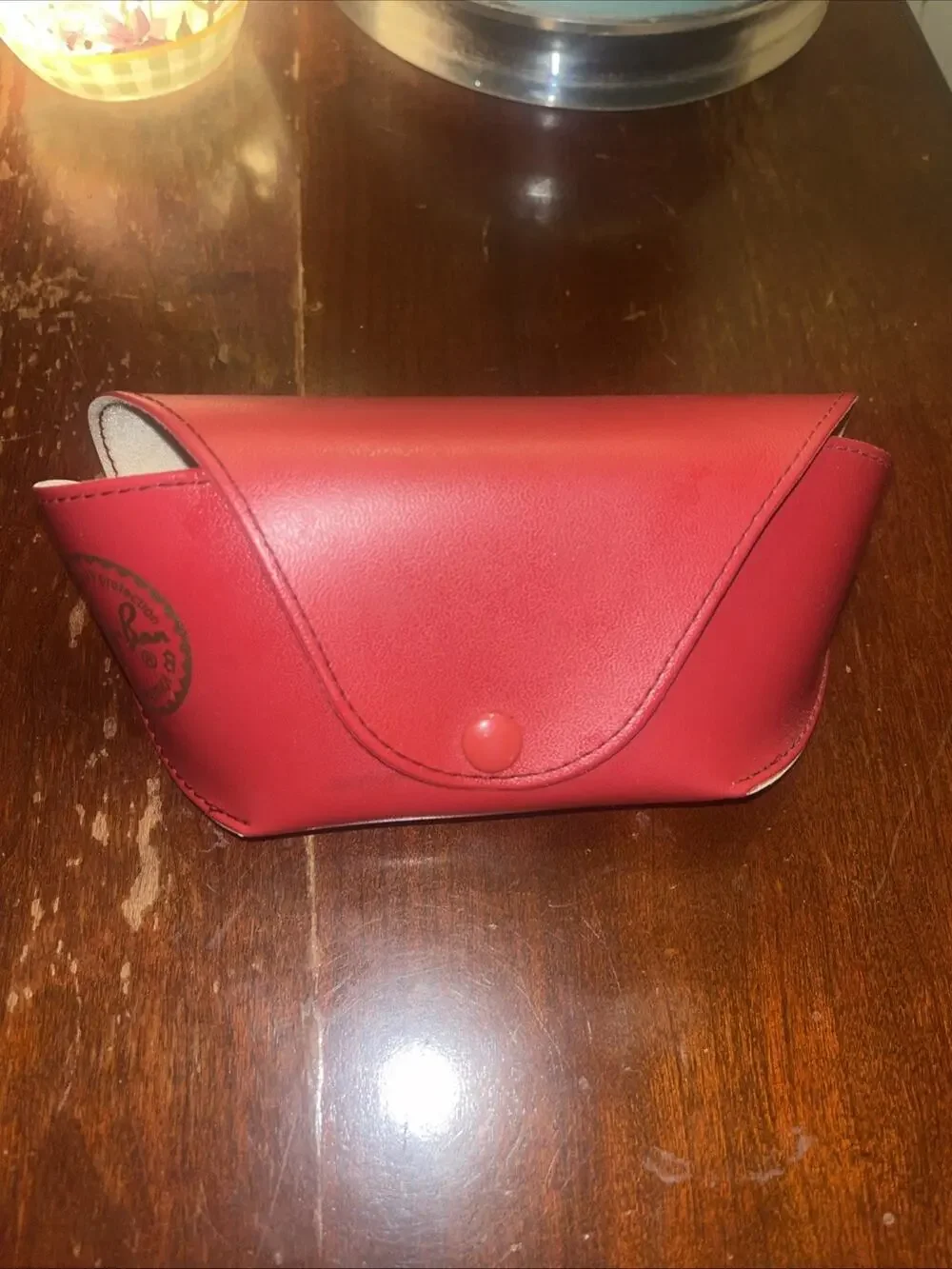 Classic Ray Ban Sunglasses Case Soft Case Clean Red Great Condition Pre-Owned